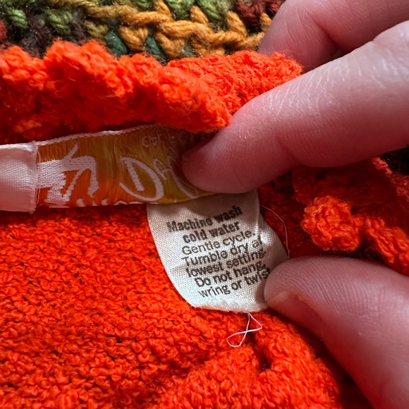 ❌SOLD❌Vintage 60’s Miss Dolphin California Orange Knit Mini Body GoGo Dress Sz M - Picture 4 of 5